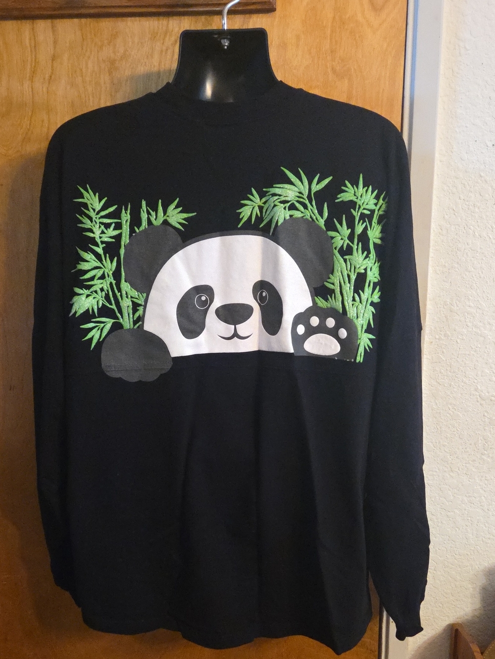 San Diego Zoo Panda In Bamboo Sparkle Spirit Jersey Size XXL